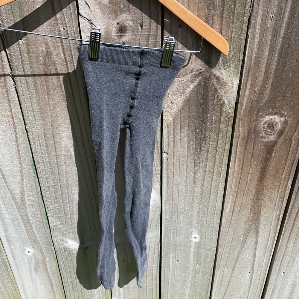 H&M Grey tights Sz 10-12 Yrs